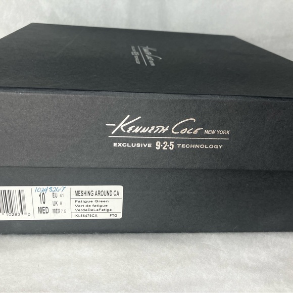 Kenneth Cole 925 platform toe with stiletto heel in fatigue green. Size 10 - Picture 2 of 6